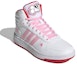 Order (W) adidas neo Hoops 2.0 Mid 'Putih Pink' FW8031