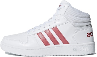 (Women) adidas neo Hoops 2.0 Mid 'White Purple Red' B42101 (Women) adidas neo Hoops 2.0 Mid 'White Purple Red' B42101
