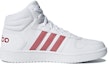 Order (W) adidas neo Hoops 2.0 Mid 'Putih Ungu Merah' B42101