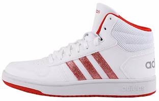 (Women) adidas neo Hoops 2.0 Mid 'White Red' FW5695 (Women) adidas neo Hoops 2.0 Mid 'White Red' FW5695