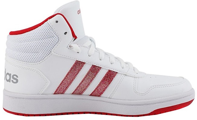(Women) adidas neo Hoops 2.0 Mid 'White Red' FW5695 Order (Women) adidas neo Hoops 2.0 Mid 'White Red' FW5695