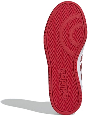 (Women) adidas neo Hoops 2.0 Mid 'White Red' FW5695 Details for (Women) adidas neo Hoops 2.0 Mid 'White Red' FW5695