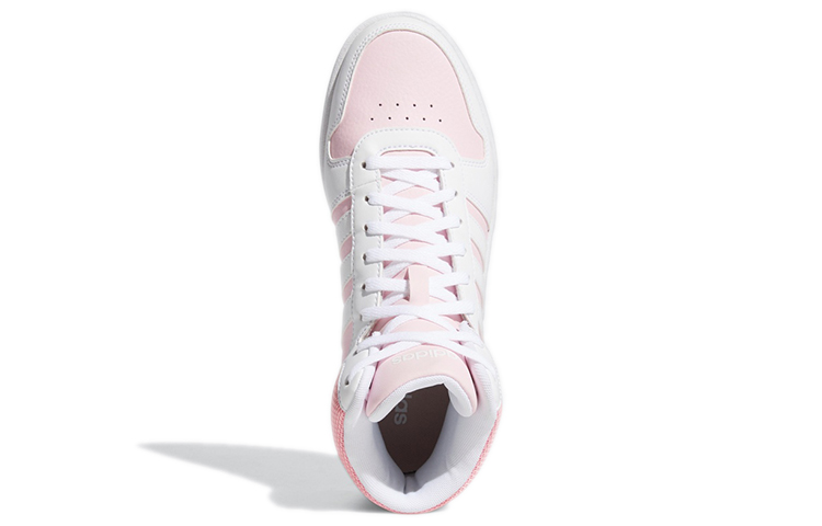 (W) adidas neo Hoops 2.0 Mid Pink/White 圖 5