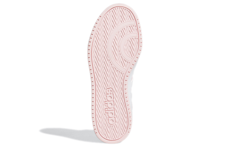 (W) adidas neo Hoops 2.0 Mid Pink/White 圖 6