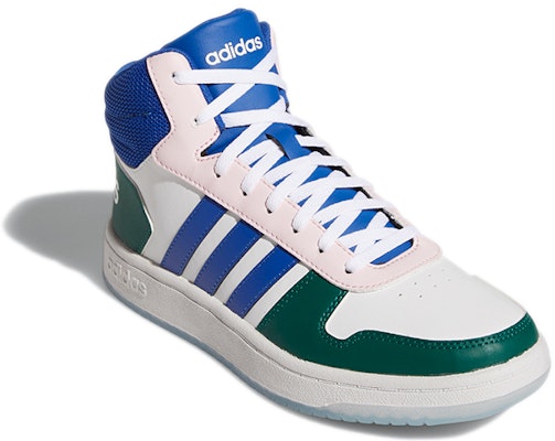 (W) Sepatu Adidas Neo Hoops 2.0 Mid 'Putih Biru Royal' GY5900 Lookbook (W) Sepatu Adidas Neo Hoops 2.0 Mid 'Putih Biru Royal' GY5900