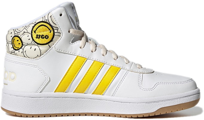 adidas neo Hoops 2.0 防滑耐磨緩震 中筒 籃球鞋 女款 白黃 Order adidas neo Hoops 2.0 防滑耐磨緩震 中筒 籃球鞋 女款 白黃