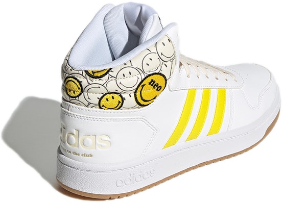 adidas neo Hoops 2.0 防滑耐磨緩震 中筒 籃球鞋 女款 白黃 Shop adidas neo Hoops 2.0 防滑耐磨緩震 中筒 籃球鞋 女款 白黃