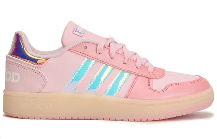 Order adidas neo Hoops 2.0 復古籃球鞋 女款 粉白色