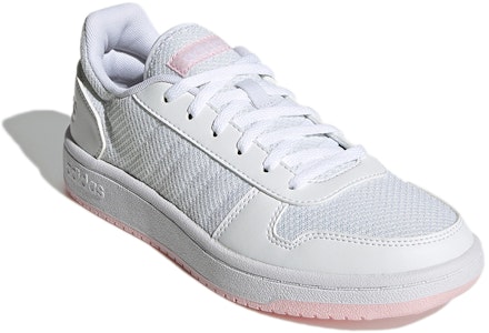 adidas neo Hoops 2.0 低筒 籃球鞋 女款 白粉 Lookbook adidas neo Hoops 2.0 低筒 籃球鞋 女款 白粉