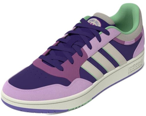 (W) adidas Neo Hoops 3.0 'Ungu Violet Gelap' GZ9478 Lookbook (W) adidas Neo Hoops 3.0 'Ungu Violet Gelap' GZ9478