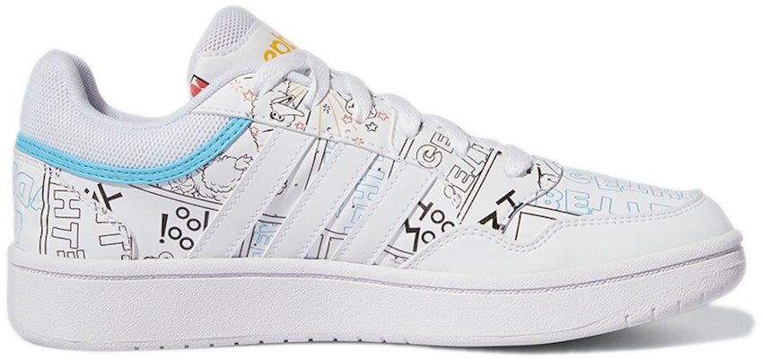 adidas neo Hoops 3.0 舒適 芝麻街聯名 耐磨防滑 低筒 運動鞋 女款 白 Order adidas neo Hoops 3.0 舒適 芝麻街聯名 耐磨防滑 低筒 運動鞋 女款 白