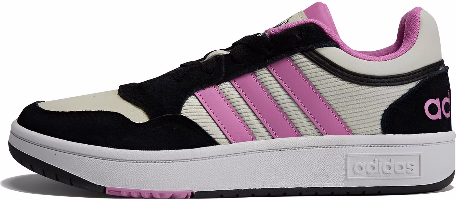 women-adidas-neo-hoops-3-0-lifestyle-shoes-black-white-pink-hp-6907