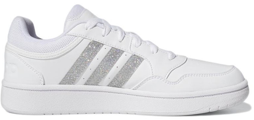 (W) Sepatu Tenis Adidas Neo Hoops 3.0 Low Cut 'Putih Perak Metalik' GY1912 Order (W) Sepatu Tenis Adidas Neo Hoops 3.0 Low Cut 'Putih Perak Metalik' GY1912