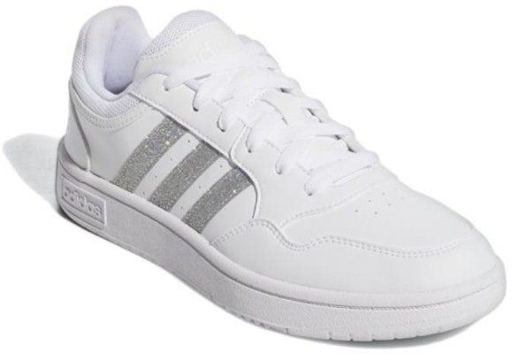 (W) Sepatu Tenis Adidas Neo Hoops 3.0 Low Cut 'Putih Perak Metalik' GY1912 Lookbook (W) Sepatu Tenis Adidas Neo Hoops 3.0 Low Cut 'Putih Perak Metalik' GY1912
