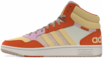 (Women) adidas neo Hoops 3.0 MID 'Orange Yellow' FZ6573 (Women) adidas neo Hoops 3.0 MID 'Orange Yellow' FZ6573
