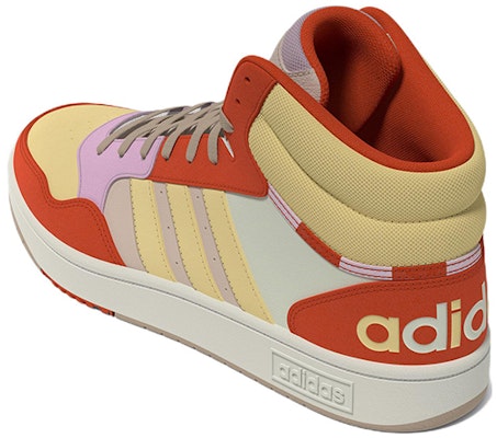 adidas neo Hoops 3.0 MID 耐磨 中筒 板鞋 女款 橙黃 Shop adidas neo Hoops 3.0 MID 耐磨 中筒 板鞋 女款 橙黃