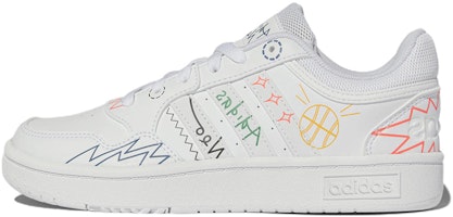 (Women) adidas Neo Hoops 3.0 Shoes 'White Muti-Color' HP3164 (Women) adidas Neo Hoops 3.0 Shoes 'White Muti-Color' HP3164