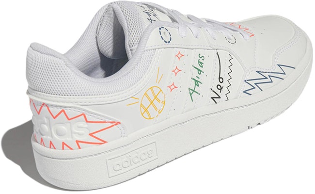 (Women) adidas Neo Hoops 3.0 Shoes 'White Muti-Color' HP3164 Shop (Women) adidas Neo Hoops 3.0 Shoes 'White Muti-Color' HP3164