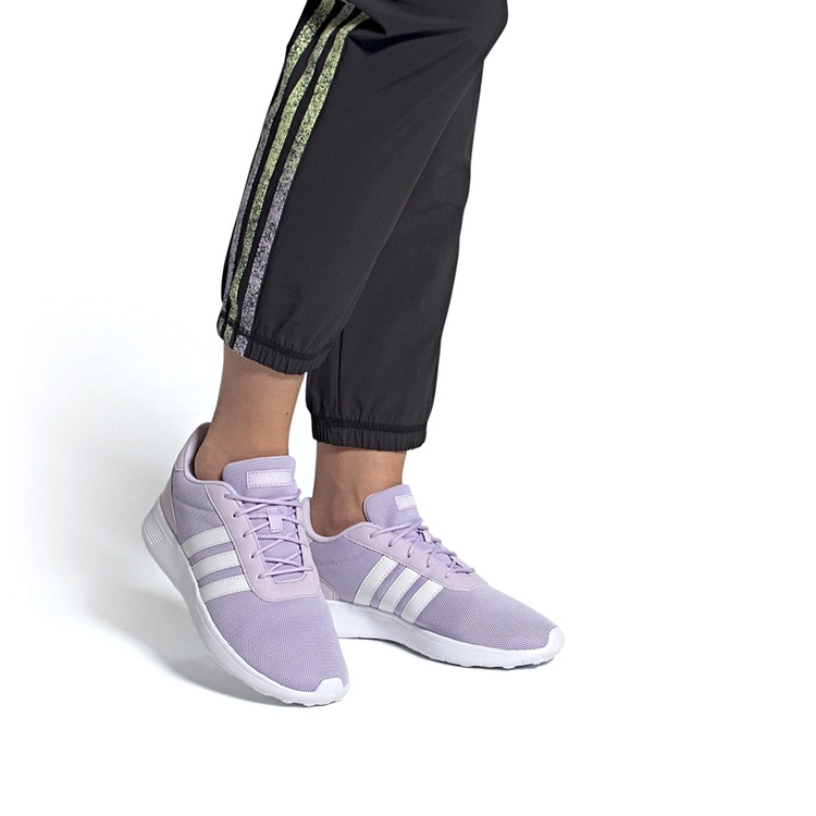 (W) adidas neo Lite Racer 'Purple White' 圖 7