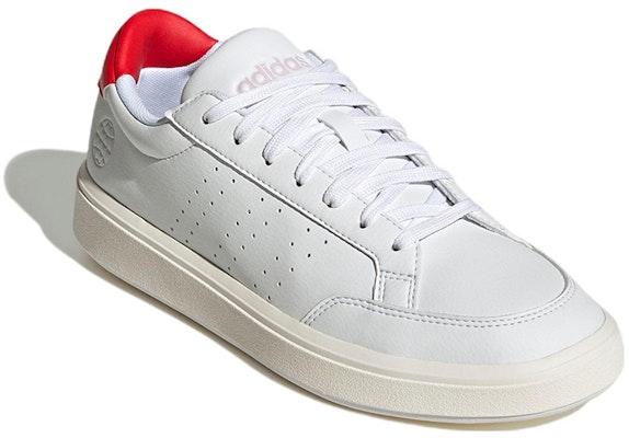 (Women) adidas NEO Nova Court 'White Red' GX1758 Lookbook (Women) adidas NEO Nova Court 'White Red' GX1758