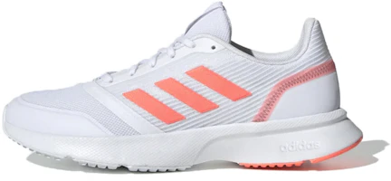 (Women) adidas neo Nova Flow White/Orange EH1379 (Women) adidas neo Nova Flow White/Orange EH1379