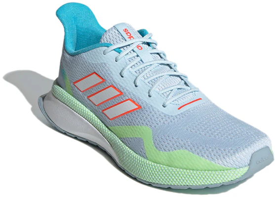 (W) adidas neo Novafvse X 'Azul Verde Blanco' EG8596 Lookbook (W) adidas neo Novafvse X 'Azul Verde Blanco' EG8596