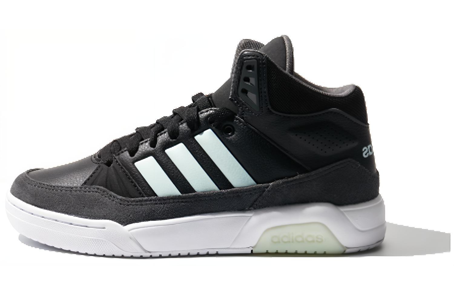 (Women) adidas neo PLAY9TIS Shoes Black/Green EE6069