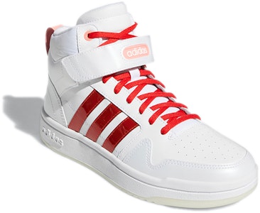 (W) 아디다스 네오 포스트무브 미드 '화이트 레드' GZ3799 Lookbook (W) 아디다스 네오 포스트무브 미드 '화이트 레드' GZ3799