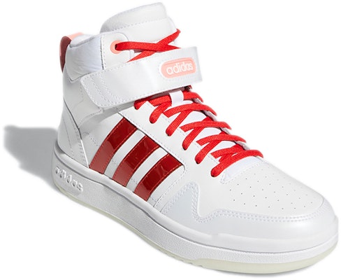 (W) adidas neo Postmove Mid 'Blanco Rojo' GZ3799 Lookbook (W) adidas neo Postmove Mid 'Blanco Rojo' GZ3799