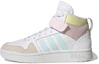Buy (W) adidas Neo Postmove Mid Cloudfoam Basketbalschoenen ''Wit Blauw Roze'' GY9582