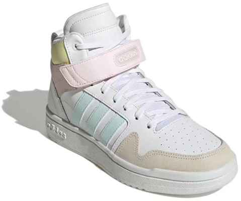 (W) adidas Neo Postmove Mid Cloudfoam Basketbalschoenen ''Wit Blauw Roze'' GY9582 Lookbook (W) adidas Neo Postmove Mid Cloudfoam Basketbalschoenen ''Wit Blauw Roze'' GY9582