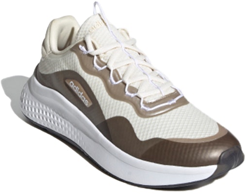 (W) adidas neo Primrose Sleek 'Blanco Crema Marrón' FZ3214 Lookbook (W) adidas neo Primrose Sleek 'Blanco Crema Marrón' FZ3214