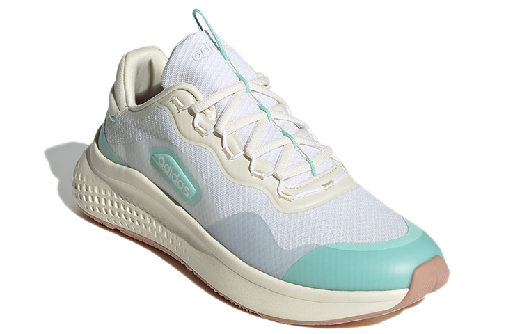 Lookbook (W) 阿迪达斯 Neo Primrose Sleek 白绿 运动鞋 FZ1938