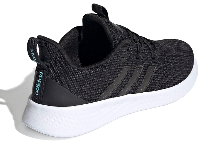 (W) adidas neo Puremotion Shoes Black/White/Green 圖 4