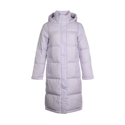 (Women) adidas Neo Purple Down Puffer Jacket for Winter, Windproof & Warm GJ8809