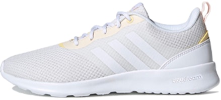 (Women) adidas neo Qt Racer 2.0 'Gray White Yellow' FW7285 (Women) adidas neo Qt Racer 2.0 'Gray White Yellow' FW7285