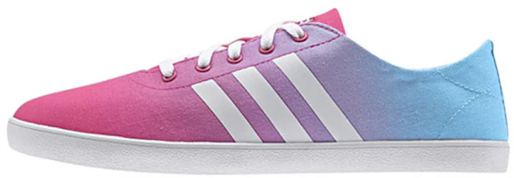 (Women) adidas Neo Qt Vulc Low 'Pink Blue' F99463 (Women) adidas Neo Qt Vulc Low 'Pink Blue' F99463
