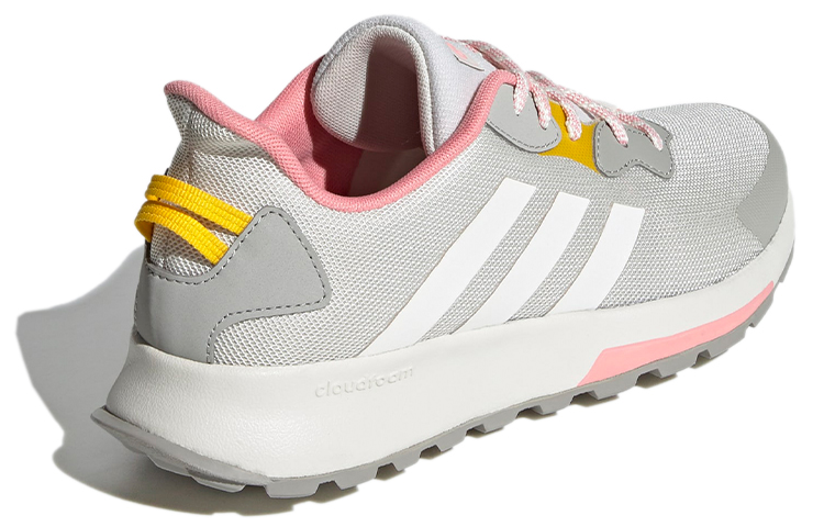 Shop (W) adidas neo Quesa Trail X ''Grau Pink Gelb'' EG4210