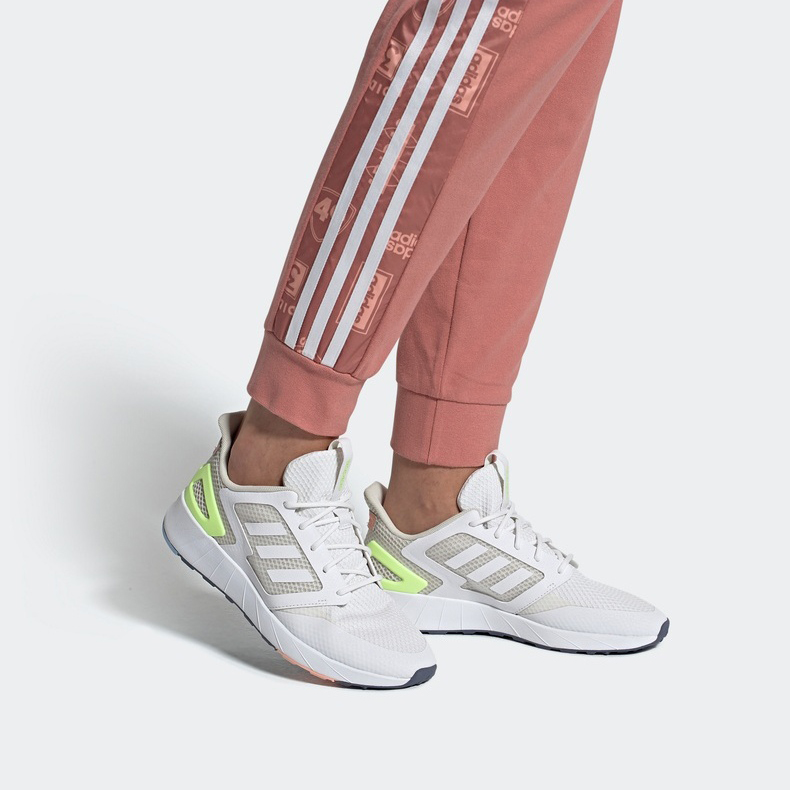 (W) adidas neo Questarstrike Climacool White/Green/Pink 圖 7