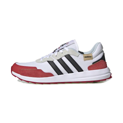 (W) adidas neo Retrorun 'White Red Black'