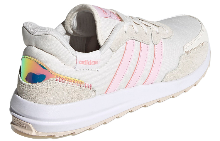 Shop (W) adidas neo Retrorun Khaki/Rosa FY8418