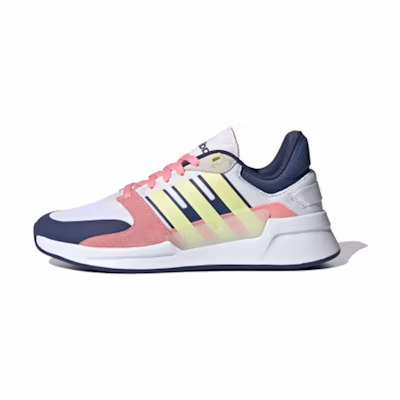 (W) adidas neo Run90s 'White Blue Pink'