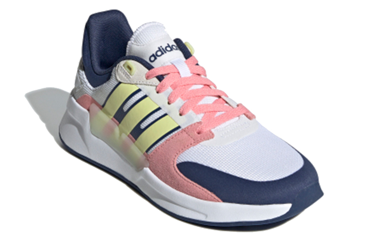 Lookbook adidas neo RUN 90S 減震防滑 低筒 跑步鞋 女款 白藍粉