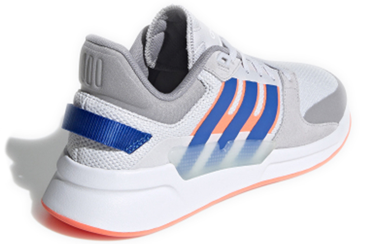 Lookbook adidas neo RUN 90S 減震防滑耐磨 低筒 運動休閒鞋 女款 灰橙