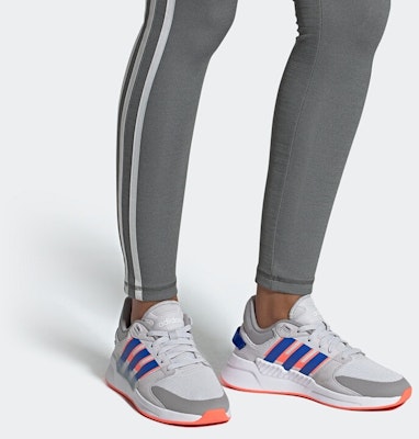 adidas neo RUN 90S 減震防滑耐磨 低筒 運動休閒鞋 女款 灰橙 Details for adidas neo RUN 90S 減震防滑耐磨 低筒 運動休閒鞋 女款 灰橙