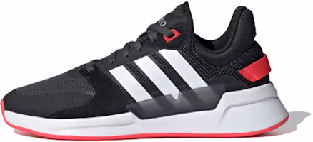 (Women) adidas neo RUN90S Sports Casual Shoes 'Black White Red' EG8658 (Women) adidas neo RUN90S Sports Casual Shoes 'Black White Red' EG8658