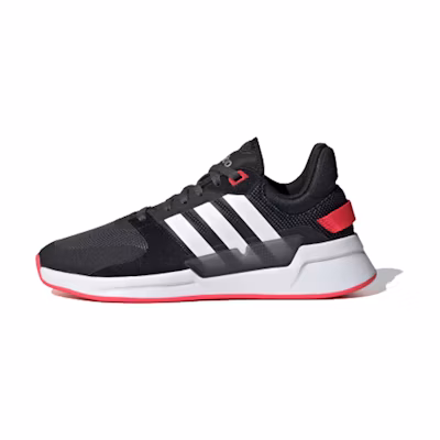 (W) adidas neo RUN90S Sports Casual Shoes 'Black White Red'