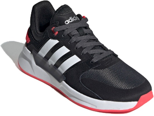 adidas neo RUN 90S 防滑耐磨 低筒 運動休閒鞋 女款 黑白紅 Order adidas neo RUN 90S 防滑耐磨 低筒 運動休閒鞋 女款 黑白紅