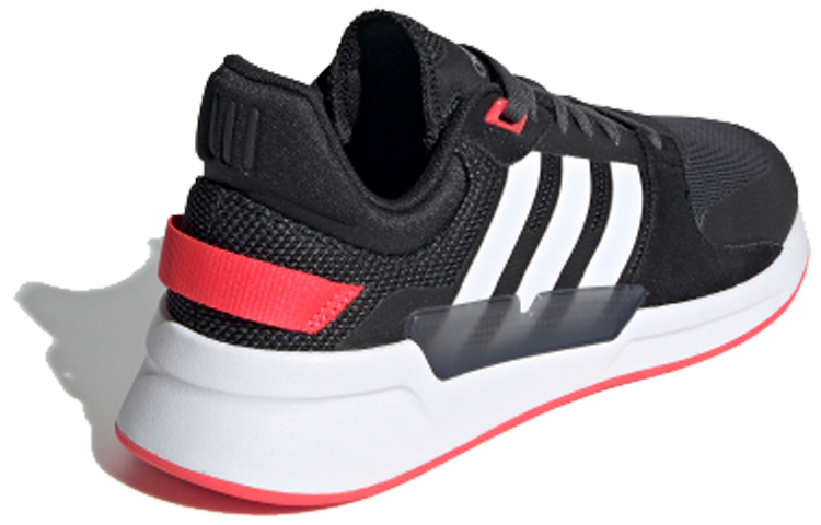 Lookbook adidas neo RUN 90S 防滑耐磨 低筒 運動休閒鞋 女款 黑白紅