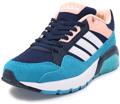 (W) adidas Neo Run9tis ''Blauw Wit'' BB9743 Order (W) adidas Neo Run9tis ''Blauw Wit'' BB9743